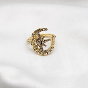 Moon and Star Ring